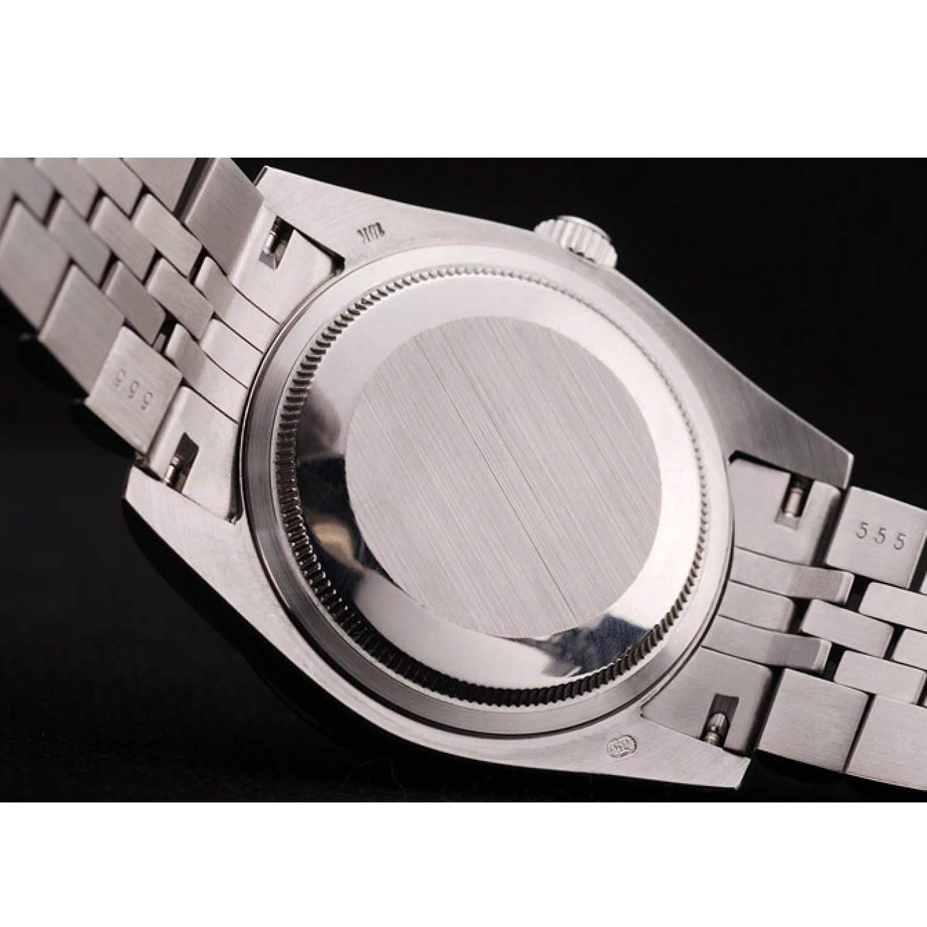 Aaa replica watch Flowers Rolex Orange Diamonds Plated Stainless Brushed Dial Steel DateJust Case 0818